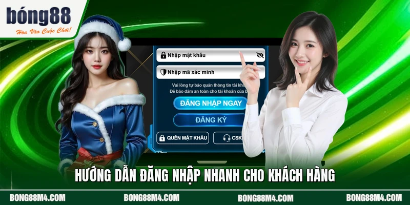 Hướng dẫn đăng nhập nhanh cho khách hàng